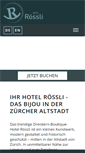 Mobile Screenshot of hotelroessli.ch